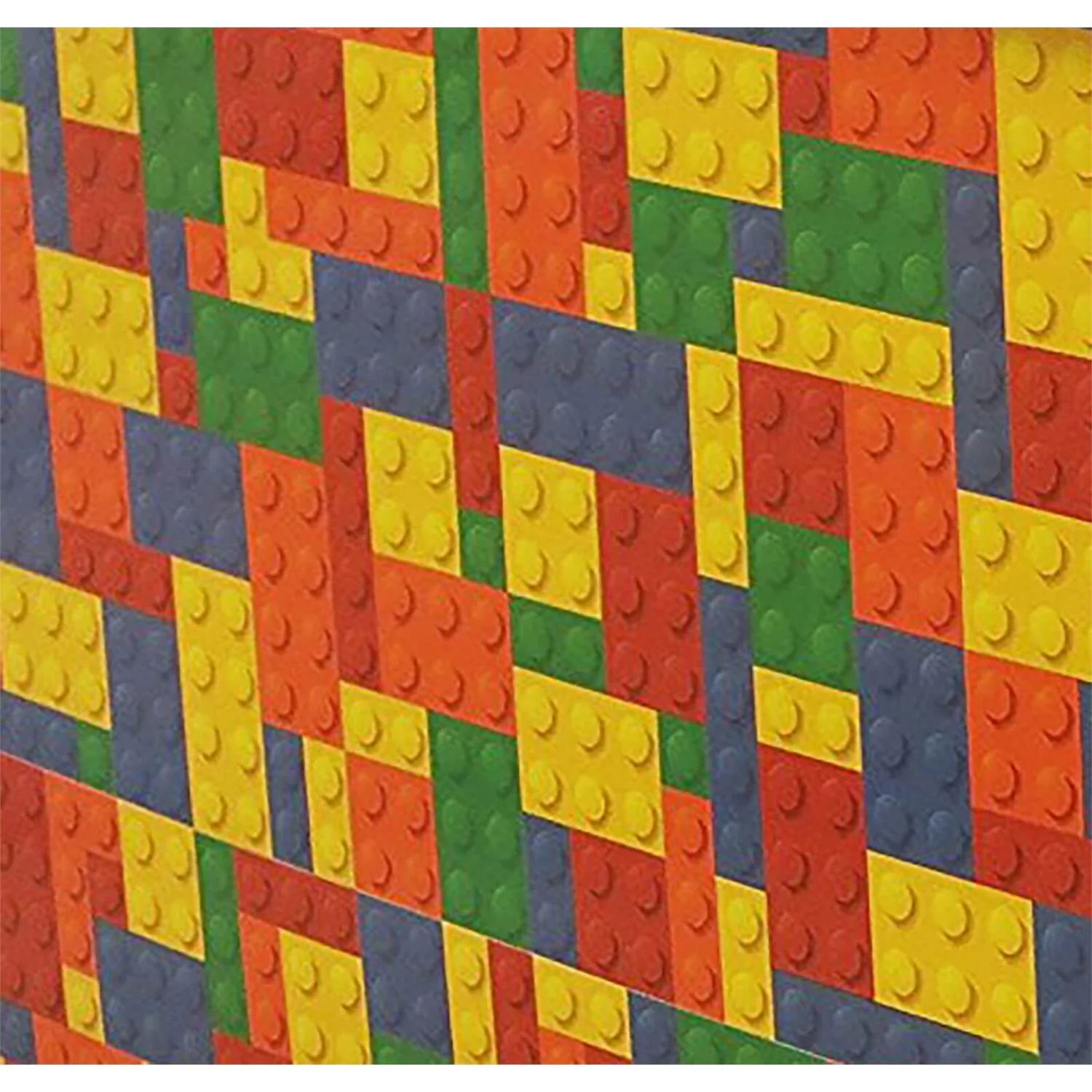 Curver Stockholm Bright Blocks Plastic Deco Storage Box Multi Colour 22L - Image 3