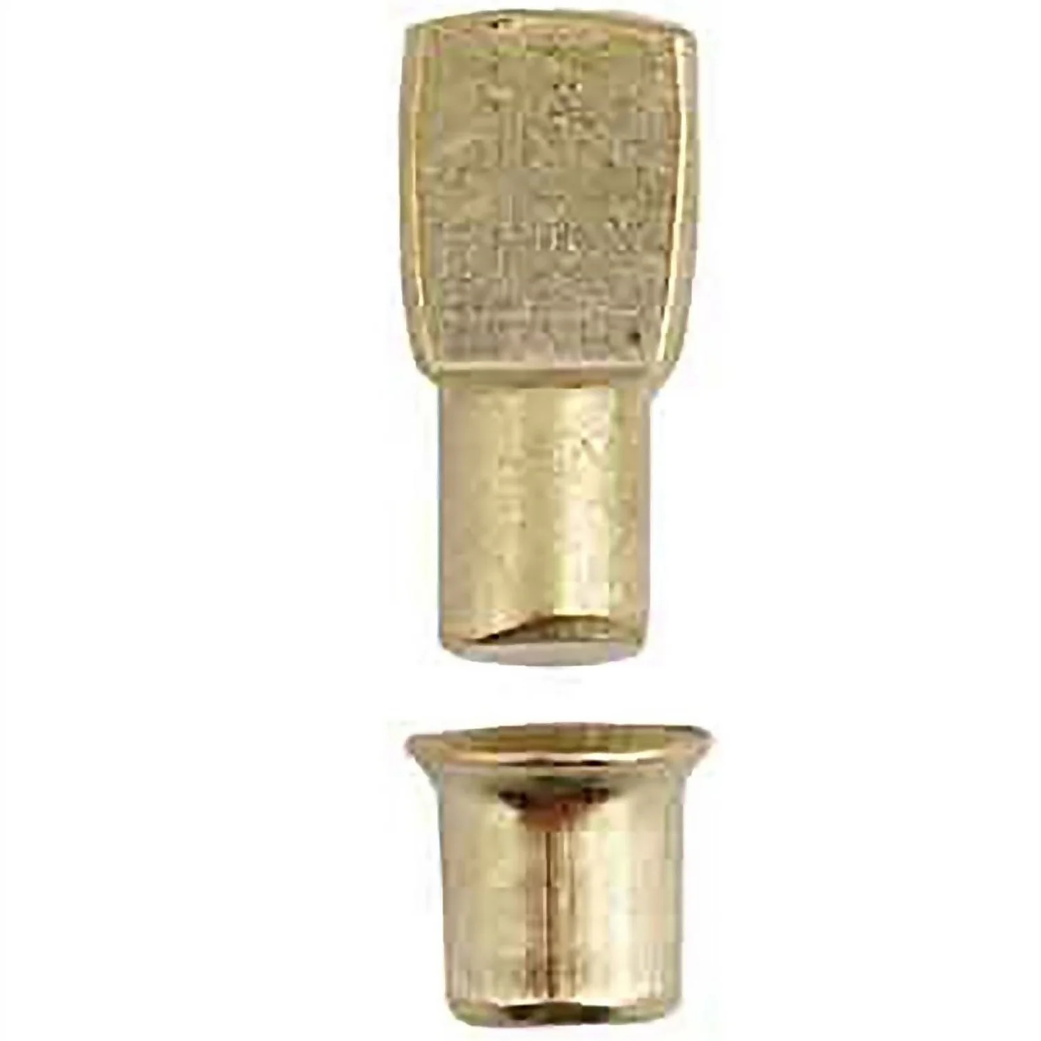 None Shelf Support Studs Gold 4 Pack