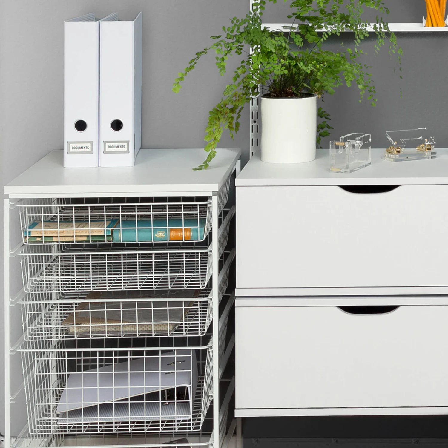 Wire 1 Runner Basket - White - 85mm - Image 2