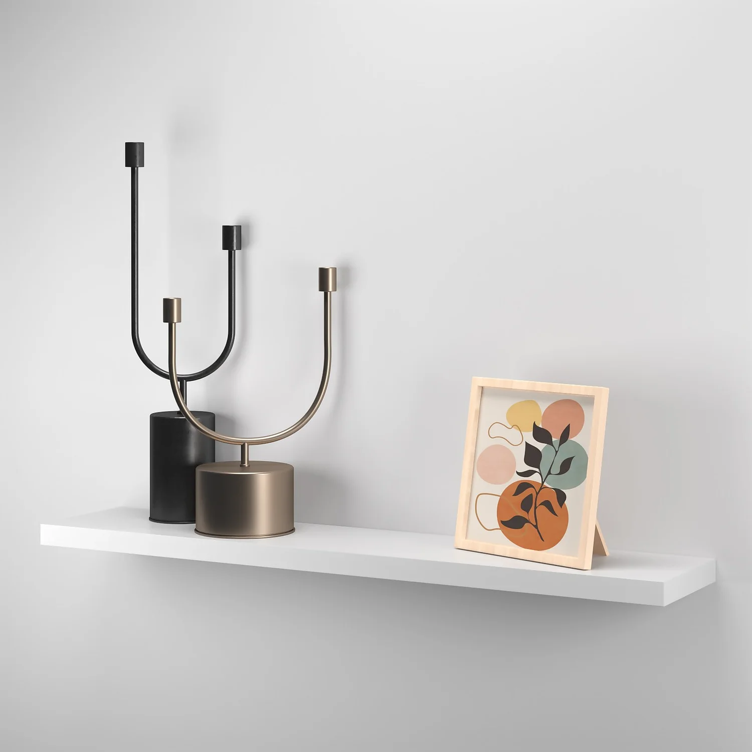 Floating Shelf - White Matt -1200 X 240 X 38mm - Image 4