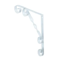 None Scroll Bracket - White - 250x250mm
