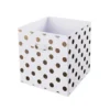 Living Elements Compact Cube Foil Spot Insert - White & Gold