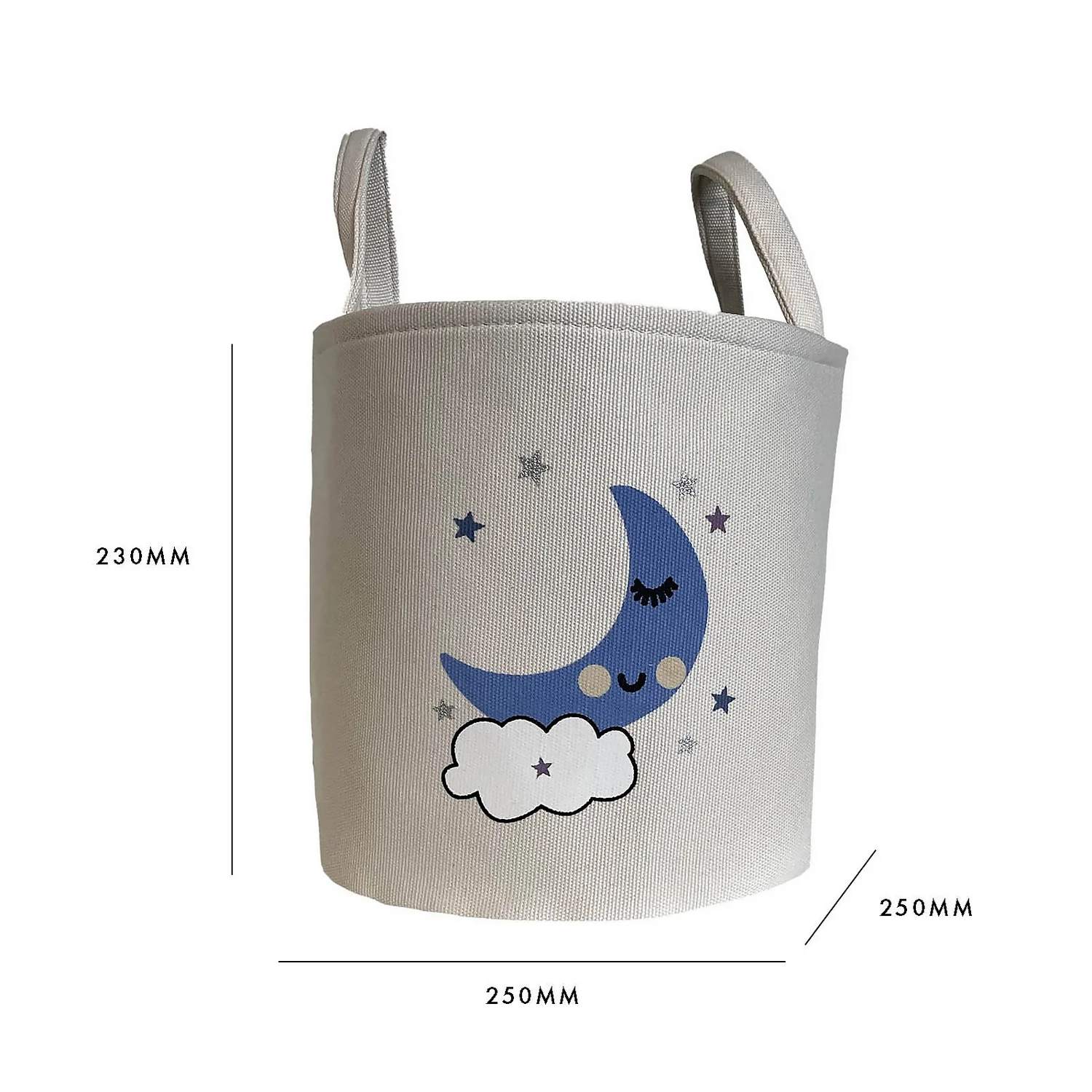 Flexi Storage Kids Small Storage Basket Moon - Image 4